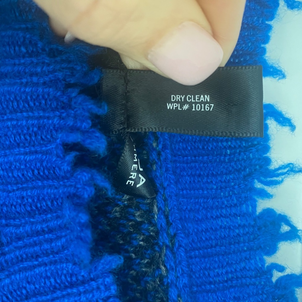 Aqua Cashmere Leopard Print Pullover Sweater - image 3